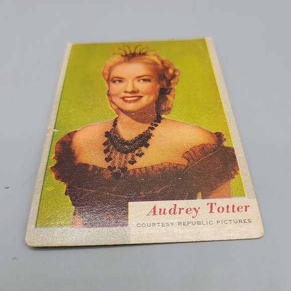 1953 Topps Who-Z-At Star #19 Audrey Totter Vintage Trading Card - Picture 4 of 7
